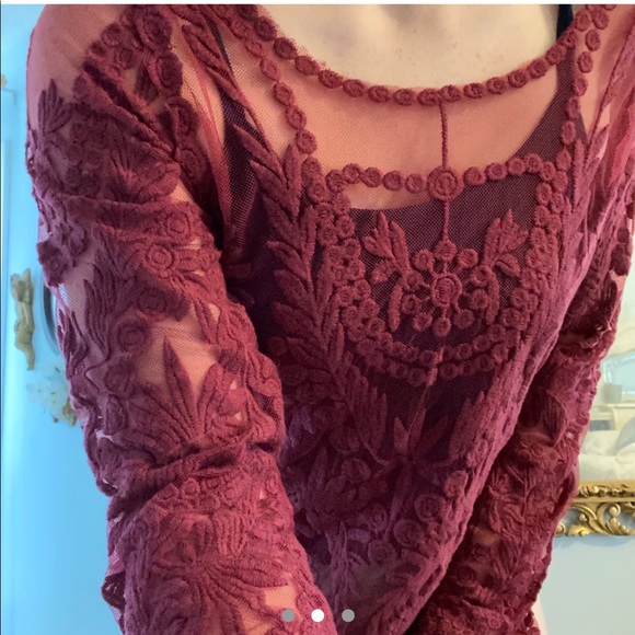 🥽urban outfitters lace blouse🌵 - Picture 2 of 3